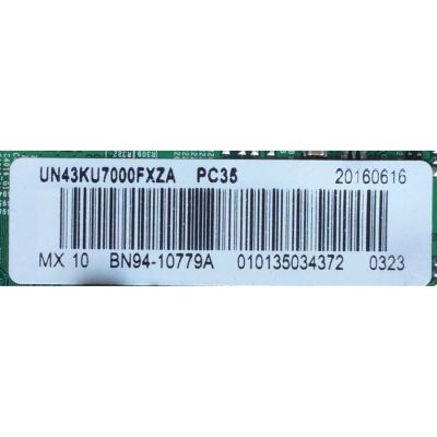 MAIN PARA TV SAMSUNG / NUMERO DE PARTE BN94-10779A / BN41-02528A / BN97-10969A / BN9410779A / PANEL CY-KK043HGAV3H / MODELO UN43KU7000 / UN43KU7000FXZA AA01 - Imagen 2